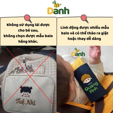 Thẻ Tên Canvas Gắn Balo, Cặp, Túi Xách Bé Đi Học - Giá ưu đãi 59.000đ 3