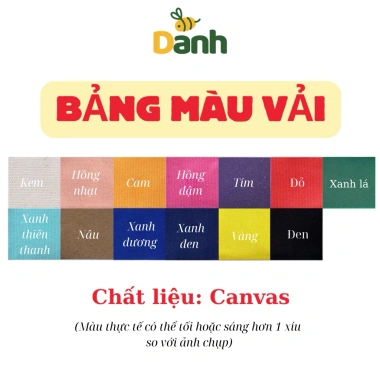 Thẻ Tên Canvas Gắn Balo, Cặp, Túi Xách Bé Đi Học - Giá ưu đãi 59.000đ 7