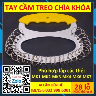 Thẻ Tên Ghi Nhớ SQ-3.308 - Móc Chìa Khóa 30 Lỗ, Đánh Dấu Số, Phù Hợp Valy Hành Lý, Giá 50.000 VND