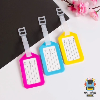 Thẻ tên hành lý balo - An toàn, nhanh gọn, phù hợp du lịch, công tác, học tập, làm việc - 4.900₫ 5 Thẻ tên hành lý balo - An toàn, nhanh gọn, phù hợp du lịch, công tác, học tập, làm việc - 4.900₫ 5