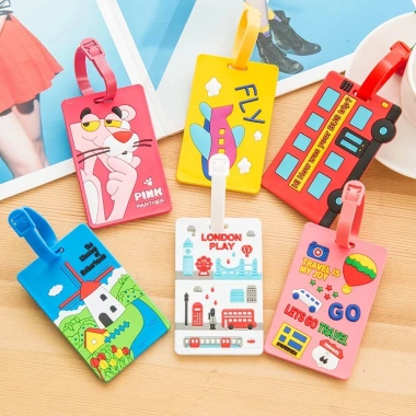 Thẻ tên hành lý PVC cao cấp Name tag vali an toàn, thiết kế hình kute, giảm giá 22% chỉ 9.000₫ 4