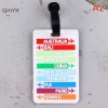Thẻ tên hành lý Travelvali PVC cao cấp - An toàn, in tên quốc gia & thành phố, 16.000₫ 2