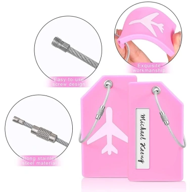 Thẻ Tên Treo Vali Hành Lý Mame Tag 9x5cm - Đánh Giấu Chìa Khóa, Dây Đeo Bảo Mật 11.000đ
