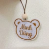 Thẻ tên vải nỉ thêu hai mặt - Dùng treo cặp, balo, móc khóa, bé đi học mầm non - Giá ưu đãi 80.000đ 4