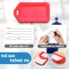 Thẻ Tên Vali Du Lịch Nhựa Dẻo Name Tag Hành Lý Gắn Cặp Sách Cho Bé 20.000đ 5