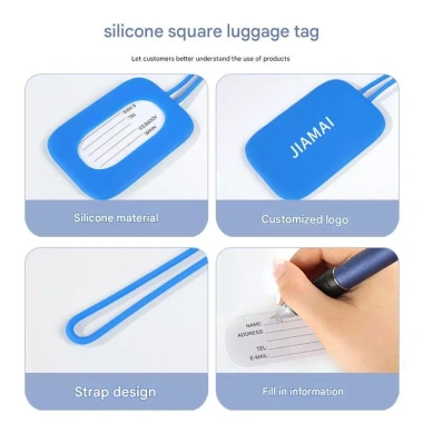 Thẻ Tên Vali Du Lịch Silicon Chống Thất Lạc - Tag Vali Giá 23.900đ