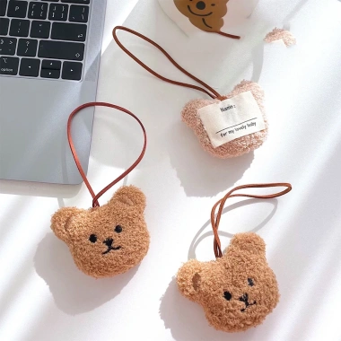 Thẻ treo Gấu Thêu - Gắn Bình Sữa, Dây Đeo Túi Xách, Ghi Tên Trẻ, 10.000 VND