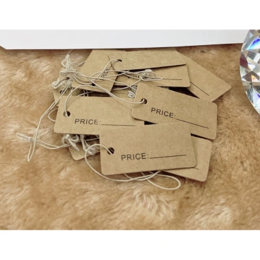 Thẻ treo ghi giá trang sức siu rẻ - Giá chỉ 20.000đ, chất liệu bền, in rõ nét 7