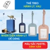 Thẻ treo hành lý cao cấp - Name Tag, Tag Vali, Balo Du Lịch, Chống Thất Lạc, Giá 15.000₫