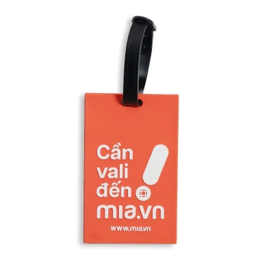 Thẻ treo hành lý Mia S màu cam - Nhỏ gọn, chống mất, giá 39.000đ