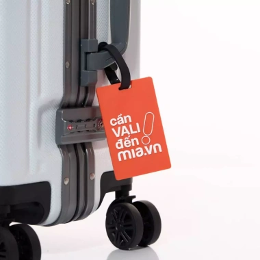 Thẻ treo hành lý Mia S màu cam - Nhỏ gọn, chống mất, giá 39.000đ