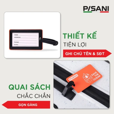 Thẻ treo hành lý MIAGO STO S Orange - Nhựa dẻo dễ vệ sinh, giá ưu đãi 129k 3 Thẻ treo hành lý MIAGO STO S Orange - Nhựa dẻo dễ vệ sinh, giá ưu đãi 129k 3
