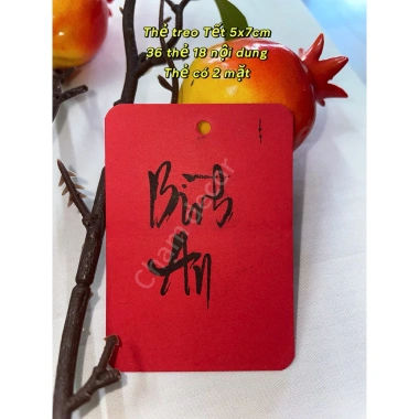 Thẻ treo Tết Pháp 5x7cm Set 36 thẻ 2 mặt - 18 nội dung - Giá ưu đãi 35.000đ 6 Thẻ treo Tết Pháp 5x7cm Set 36 thẻ 2 mặt - 18 nội dung - Giá ưu đãi 35.000đ 6
