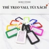 Thẻ treo vali du lịch cho bé - Túi xách nhựa đa màu, dây đeo, giá chỉ 3.000₫ 2