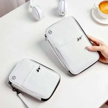 Thẻ UUMIR - Hộp đựng thẻ RFID dây kéo dung lượng lớn, chống nước, polyester thời trang Unisex, giảm còn 182.952₫