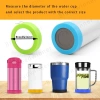 Thermos 6.5cm Chai Nước Thủy Tinh Silicone Chống Trượt Tiện Dụng 2