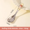 Thìa ăn trẻ em inox 304 kiểu yuanbao cao cấp – hoạt hình dễ thương, an toàn, bền đẹp 9
