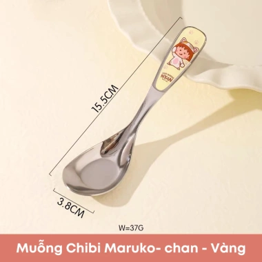 Thìa ăn trẻ em inox 304 kiểu yuanbao cao cấp – hoạt hình dễ thương, an toàn, bền đẹp 9 Thìa ăn trẻ em inox 304 kiểu yuanbao cao cấp – hoạt hình dễ thương, an toàn, bền đẹp 9