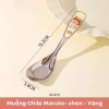 Thìa ăn trẻ em inox 304 kiểu yuanbao cao cấp – hoạt hình dễ thương, an toàn, bền đẹp 10