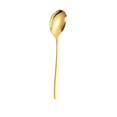 Thìa Muỗng Nĩa inox mạ vàng Thìa cà phê muỗng trà dài không gỉ giá 18.000đ 8