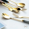 Thìa & Nĩa Inox Cán Sứ Hoa Hồng Size Bé - Không ăn mòn, Giá ưu đãi 8.000₫ 2