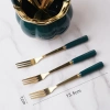 Thìa & Nĩa Inox Cán Sứ Hoa Hồng Size Bé - Không ăn mòn, Giá ưu đãi 8.000₫ 5