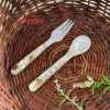 Thìa Nĩa Trái Khảm Màu Sữa Đẹp - Giá Chỉ 33.000₫, Giảm Giá Đặc Biệt 2