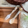 Thìa Nĩa Trái Khảm Màu Sữa Đẹp - Giá Chỉ 33.000₫, Giảm Giá Đặc Biệt 4
