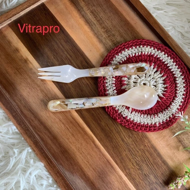 Thìa Nĩa Trái Khảm Màu Sữa Đẹp - Giá Chỉ 33.000₫, Giảm Giá Đặc Biệt