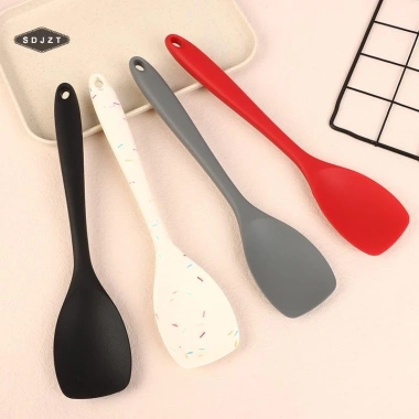 Thìa silicon chịu nhiệt, chống dính - Cạo nướng bánh, khuấy salad - 52.910₫