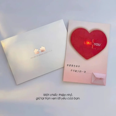 Thiệp chúc mừng ghi âm phát lại giọng nói - Quà tặng cho bạn trai/bạn gái, lời tỏ tình, giá 350k