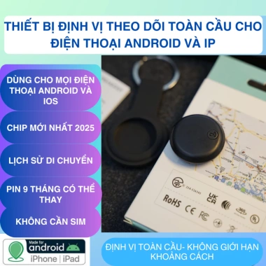 Thiết bị định vị GPS Smart Tag – Theo dõi ô tô, xe máy, vali, chó mèo, không SIM, pin 1 năm – 133.279₫ 8