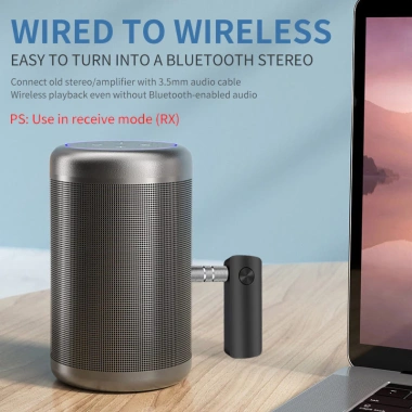 Thiết Bị Nhận Tín Hiệu Bluetooth 5.3 T66 Không Dây, Giắc Cắm 3.5mm AUX, Giá 87.394đ Loa Xe Hơi 2