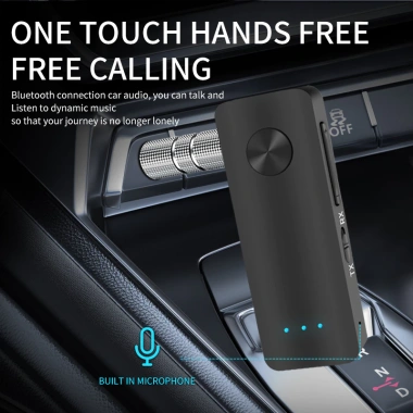 Thiết Bị Nhận Tín Hiệu Bluetooth 5.3 T66 Không Dây, Giắc Cắm 3.5mm AUX, Giá 87.394đ Loa Xe Hơi 6