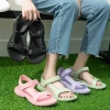Thiết Yếu Mùa Hè Nữ Chống Trơn Trượt Giày Đi Biển Velcro Size 36-41 Thời Trang