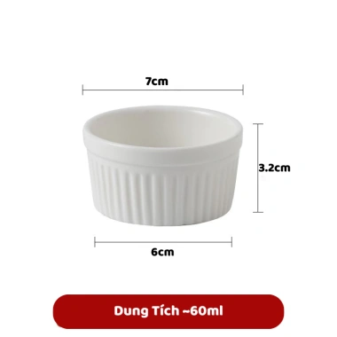 Thố Sứ Chưng Yến HUSU001 - Hũ Đựng Soup, Bát Có Nắp, Giá chỉ 12.400₫