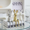 Thỏ tai dài ngồi sứ sang trọng - decor độc đáo cho giá sách, kệ tủ, chỉ 129.000 VND 3