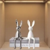 Thỏ tai dài ngồi sứ sang trọng - decor độc đáo cho giá sách, kệ tủ, chỉ 129.000 VND 7