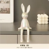 Thỏ tai dài ngồi sứ sang trọng - decor độc đáo cho giá sách, kệ tủ, chỉ 129.000 VND 10