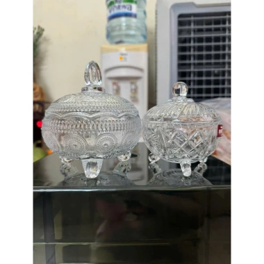 Thố Thủy Tinh Deli 450ml Đựng Mứt, Hạt Dưa, Bánh Kẹo - Giá chỉ 37.5k 2 Thố Thủy Tinh Deli 450ml Đựng Mứt, Hạt Dưa, Bánh Kẹo - Giá chỉ 37.5k 2