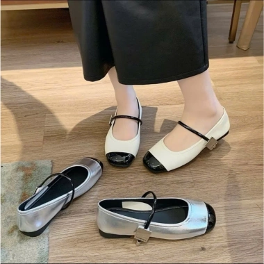TH.STORE Giày Búp Bê Trắng Bạc Mẫu Mới 308 Giá ưu đãi 198.000 VNĐ 8 TH.STORE Giày Búp Bê Trắng Bạc Mẫu Mới 308 Giá ưu đãi 198.000 VNĐ 8