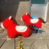 Thú Bông Ngựa Đỏ 55cm Siêu Cưng - Gấu Bông Ngựa Bính Ngọ Cute Hot Trend Giá 205k 2