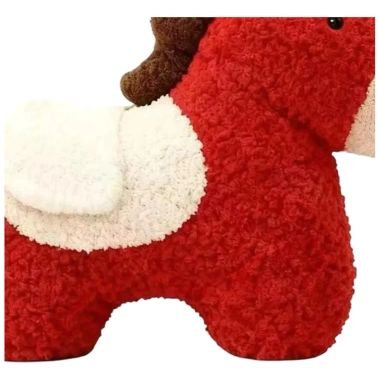 Thú Bông Ngựa Đỏ 55cm Siêu Cưng - Gấu Bông Ngựa Bính Ngọ Cute Hot Trend Giá 205k