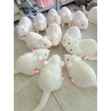Thú Nhồi Bông Chuột Đuôi Dài 55cm - Gấu Bông Ngộ Nghĩnh Đáng Yêu, Quà Tặng Cute