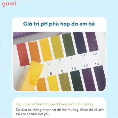 Thùng 10 gói Khăn Ướt Gumi không cồn, không paraben, không gây kích ứng – 169.000₫