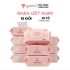 Thùng 10 gói Khăn Ướt Gumi không cồn, không paraben, không gây kích ứng – 169.000₫ 5