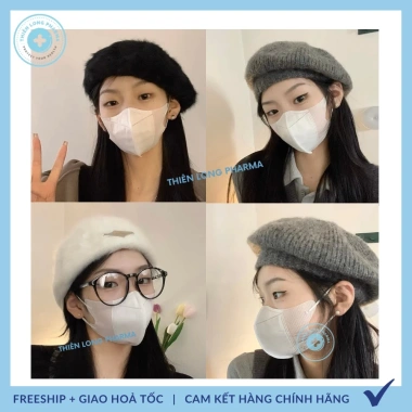 Thùng 100 cái Khẩu trang 5D Uni Mask 3 lớp kháng khuẩn Giá ưu đãi 32.550₫