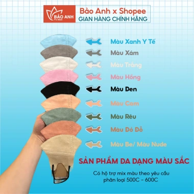 Thùng 600 Cái Khẩu Trang 5D CAREYON Chống UV, 3 Lớp Kháng Khuẩn Cao Cấp - 99.400 VND 3