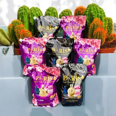 Thùng 7 túi Nước Giặt Xả Paris 7x1.700ml - Đậm đặc hương nước hoa Pháp, lưu hương dài lâu, giảm giá 119k