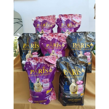Thùng 7 túi Nước Giặt Xả Paris 7x1.700ml - Đậm đặc hương nước hoa Pháp, lưu hương dài lâu, giảm giá 119k 9
